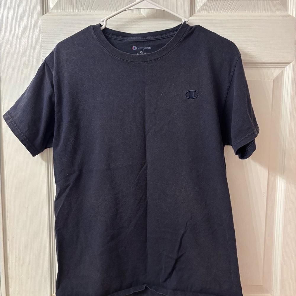 Set of Champion Men’s Short Sleeve Crew T-Shirt in Navy Blue and Maroon